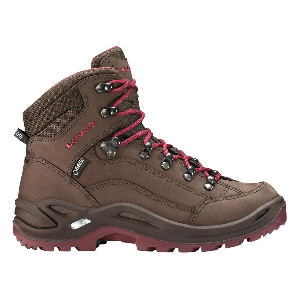 Scarponi Montagna Donna Lowa Renegade GTX Mid Marroni/Rosa RVPIQD-354